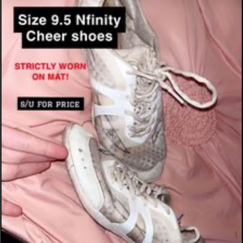 Nfinity cheer shoes size 9